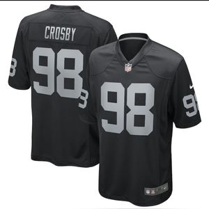 Las Vegas Raiders Maxx Crosby Nike Black Game Jersey